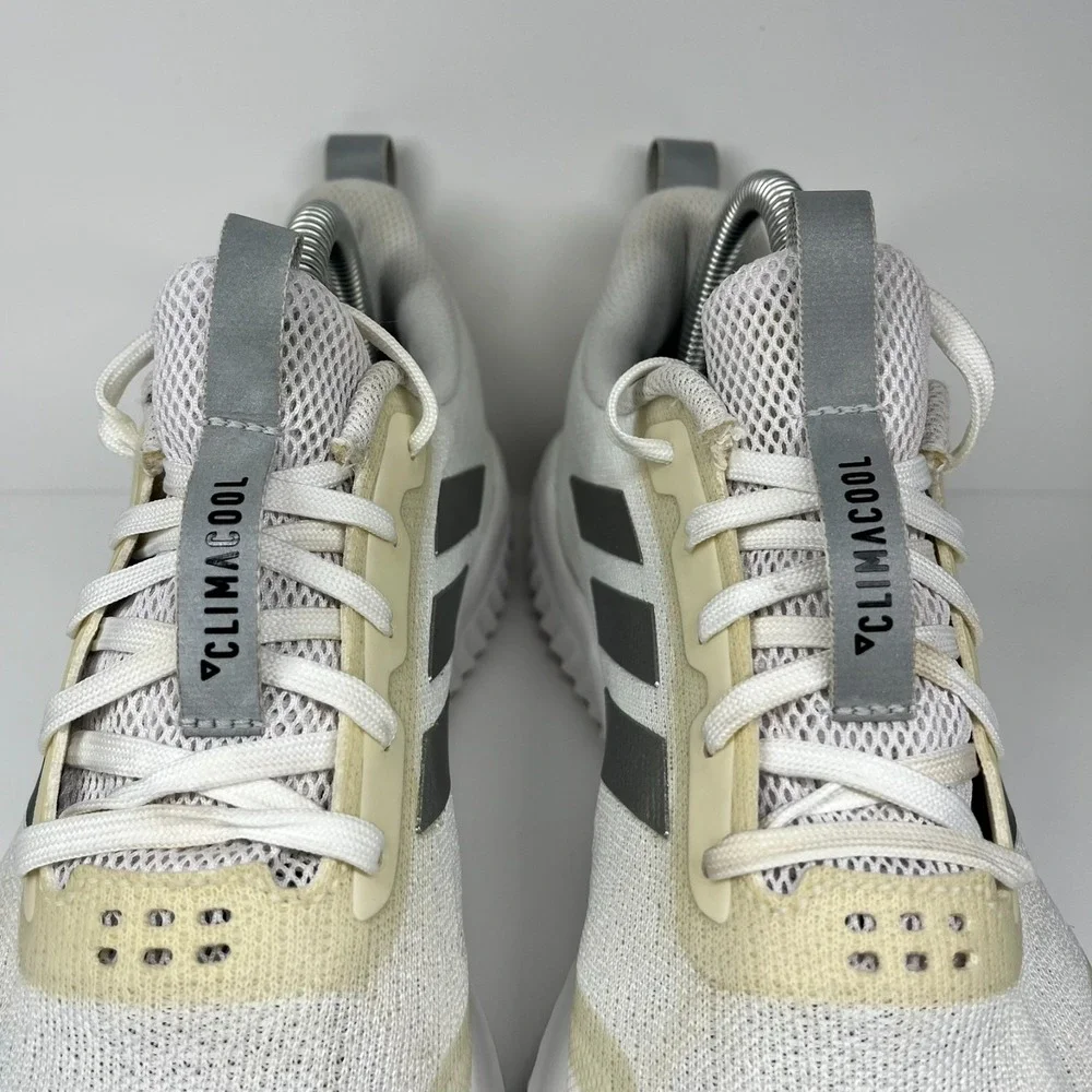 Adidas Edge Runner Shoes Men's Size 8 Climacool Athleisure White Cream Gum Soles